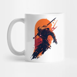 Monster Hunter - Orange Backdrop - Witcher Mug